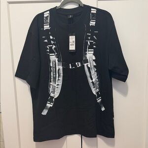 🖤 G-Star RAW Backpack Graphic Boxy T-Shirt – Size L – NWT